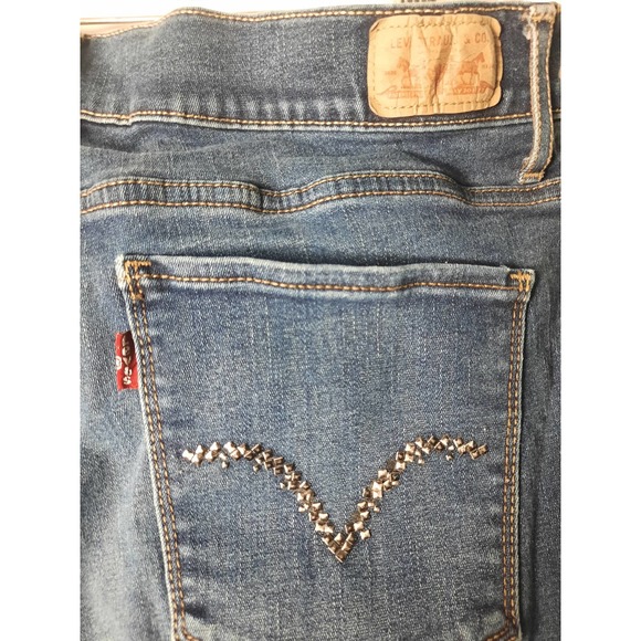 Levi's Perfectly Slimming/512 Bootcut blue jeans - Picture 8 of 12